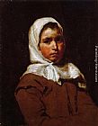 Young Peasant Girl by Diego Rodriguez de Silva Velazquez
